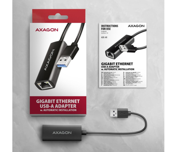 Axagon ADE-AR USB-A gigabit ethernet adapter - 1485403 - zdjęcie 6